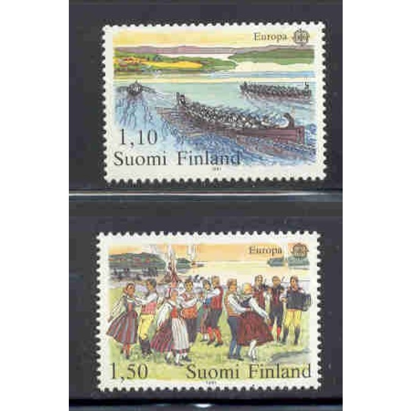 Finland Sc 655-56 1981 Europa stamp set mint NH