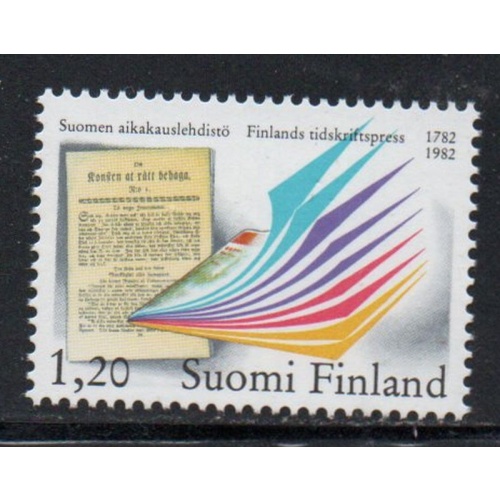 Finland Sc 662 1982 Periodicals Anniversary stamp mint NH