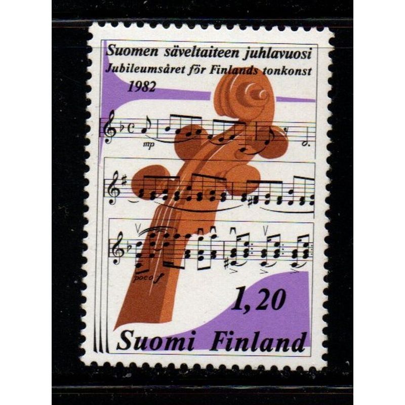 Finland Sc 662 1982 Sibelius Academy Anniversary stamp mint NH