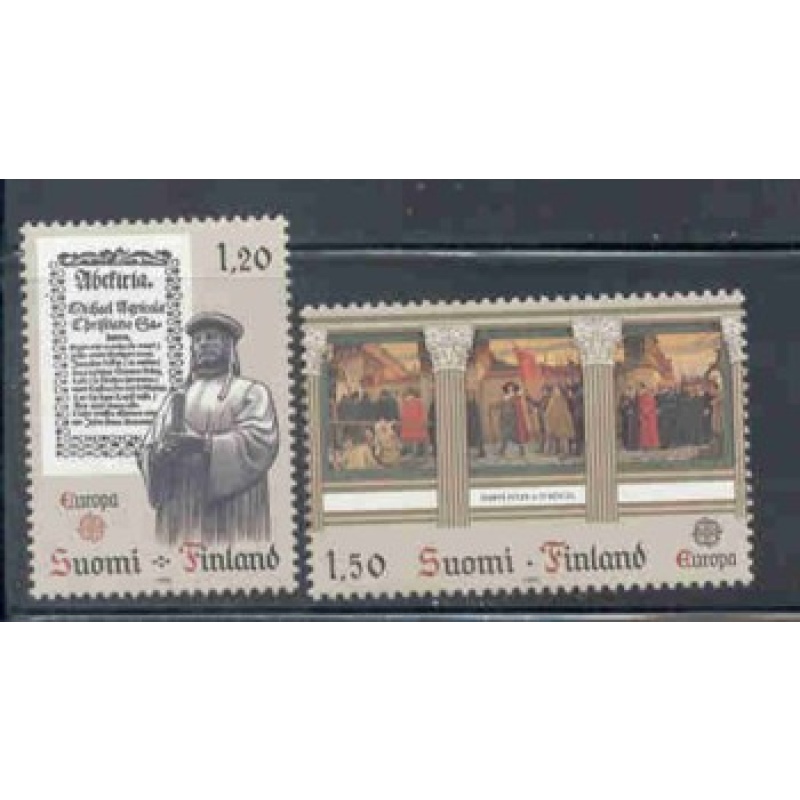 Finland Sc 668-69 1982 Europa stamp set mint NH
