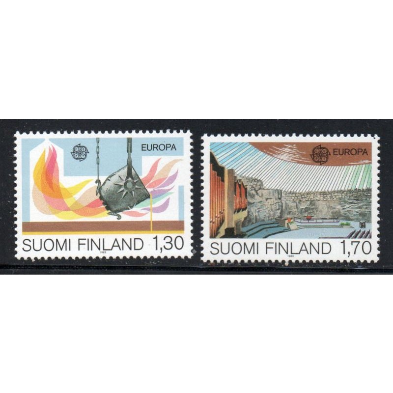 Finland Sc 679-80 1983  Europa stamp set mint NH