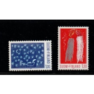 Finland Sc 685-686 1983 Christmas stamp set mint NH