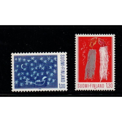 Finland Sc 685-686 1983 Christmas stamp set mint NH