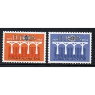 Finland Sc 693-94 1984  Europa stamp set mint NH