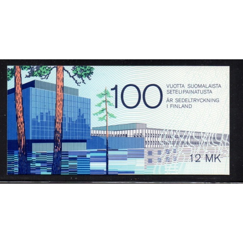 Finland Sc 706 1985 Banknotes stamp booklet mint NH