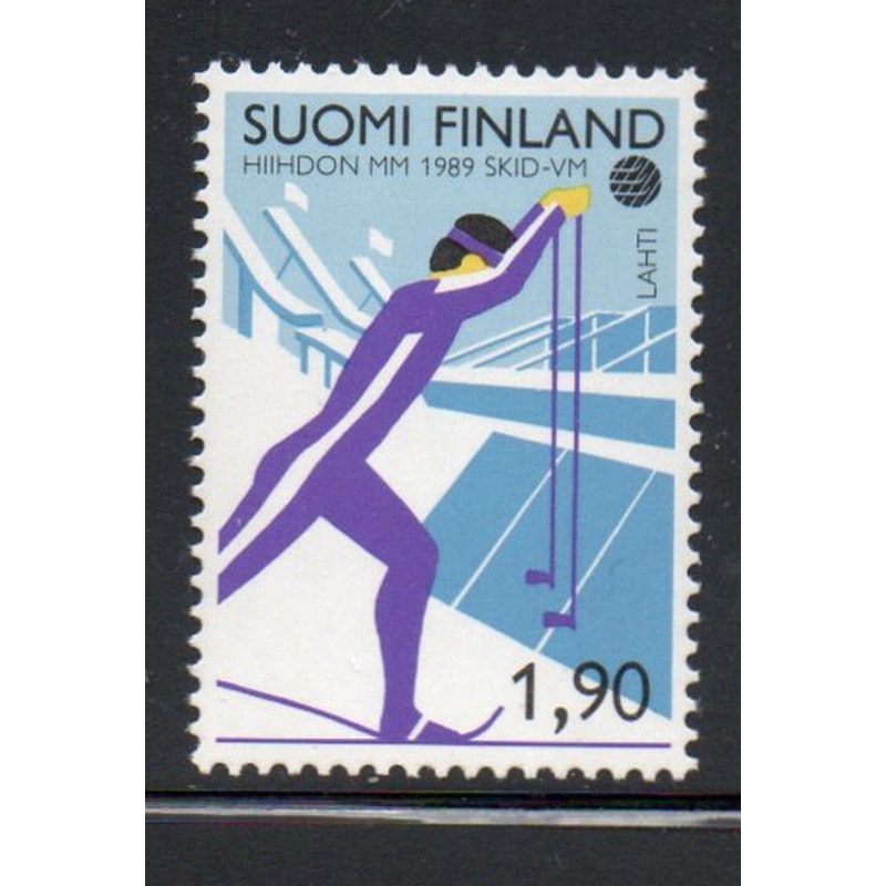 Finland Sc 786 1989 Nordic Ski Championships stamp mint NH