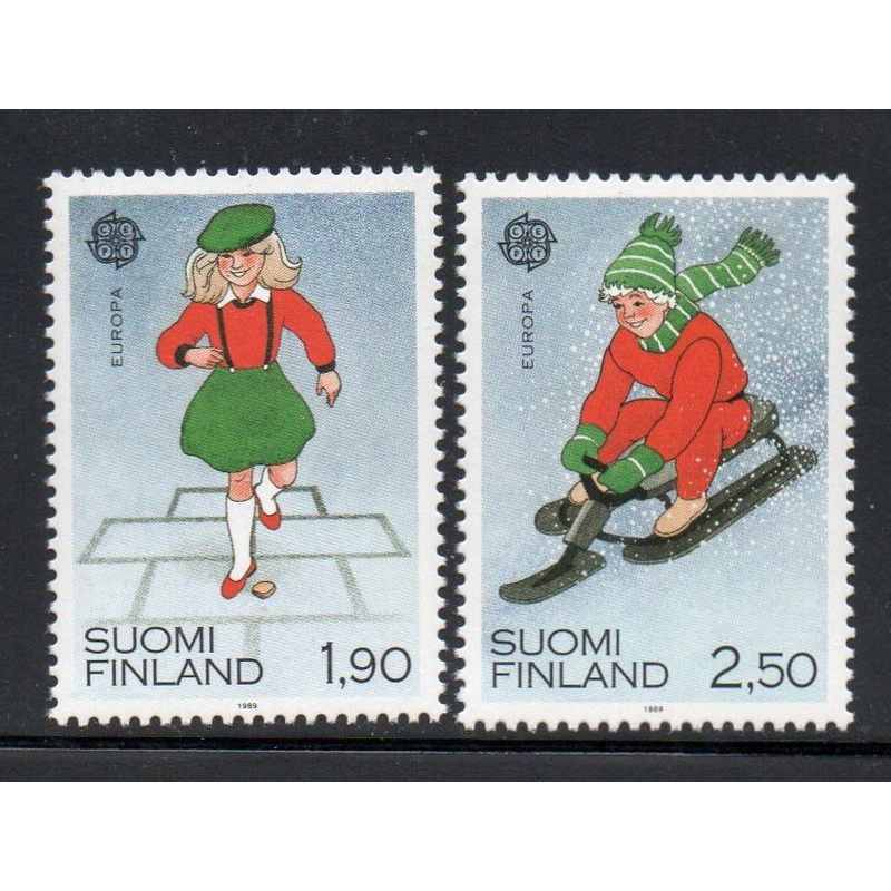 Finland Sc 795-96 1989  Europa stamp set mint NH