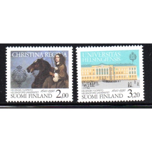 Finland Sc 815-816 1990  University of Helsinki stamp set mint NH