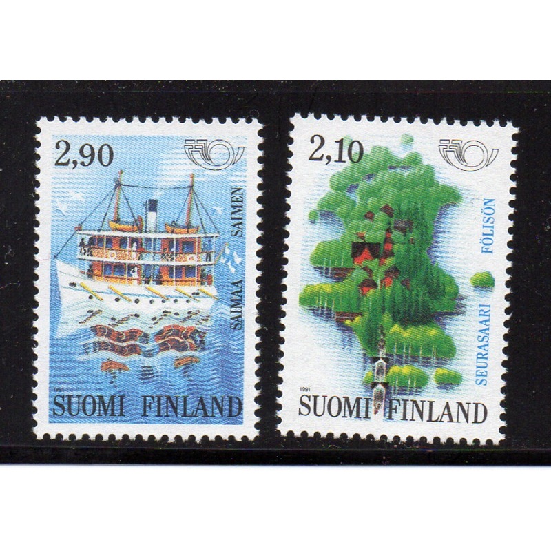 Finland Sc 864-868 1991 Tourism stamp set mint NH