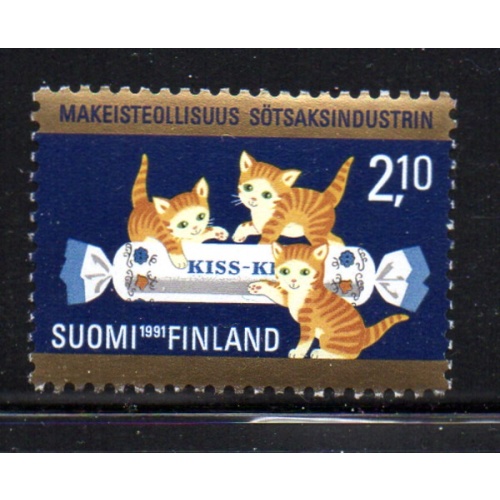 Finland Sc 870 1991 Candy Industry stamp mint NH