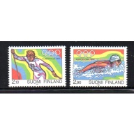 Finland Sc 878-879 1992 Olympics  stamp set mint NH