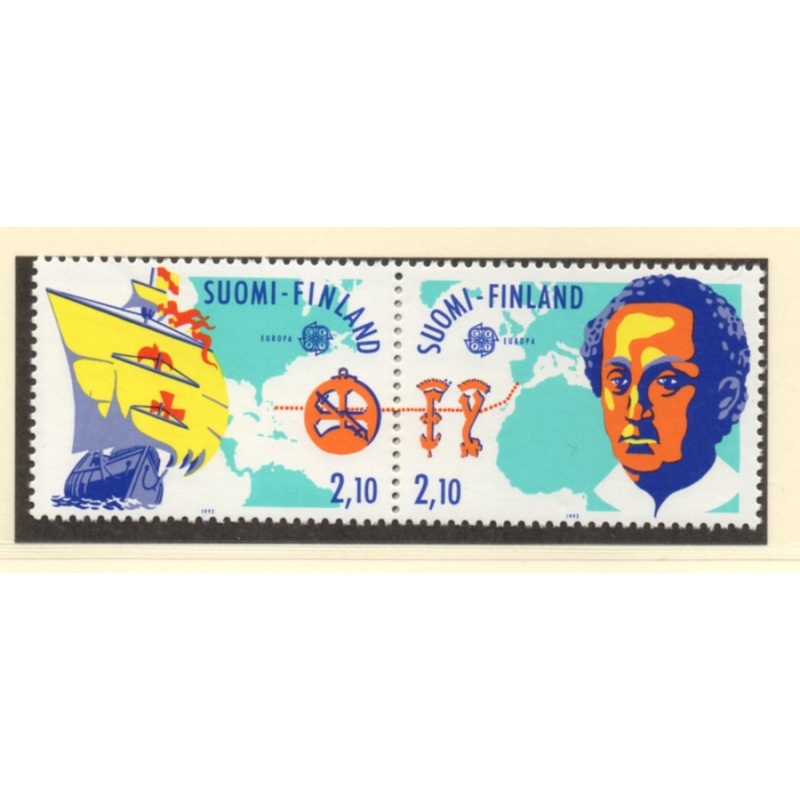Finland Sc 884-85 1992  Europa stamp set mint NH