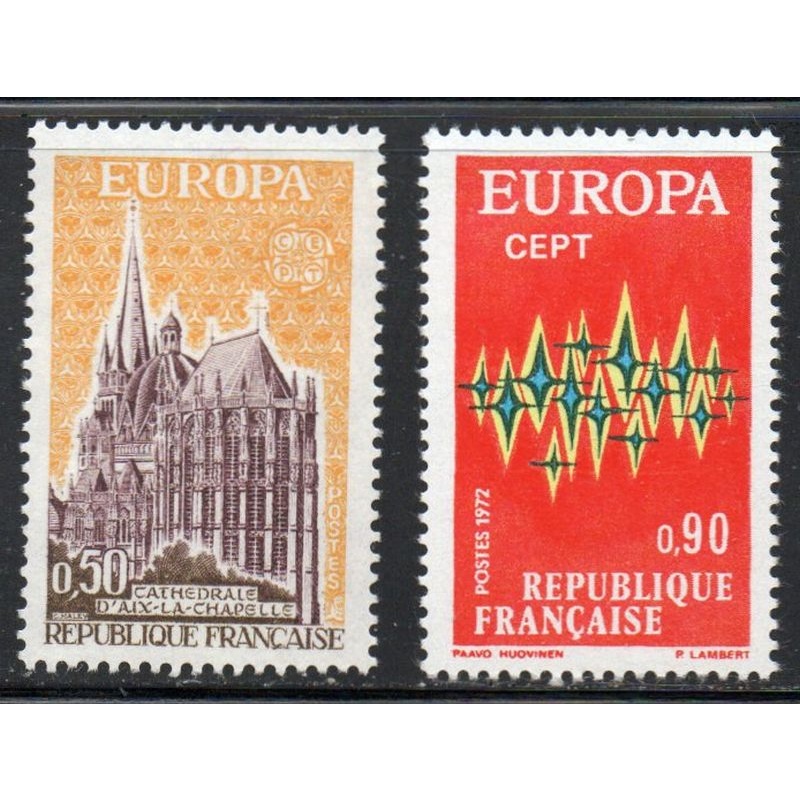 France  Sc  1340-44  1972 Europa stamp set mint NH