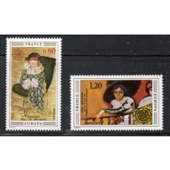 France  Sc  1431-32 1975 Europa stamp set mint NH