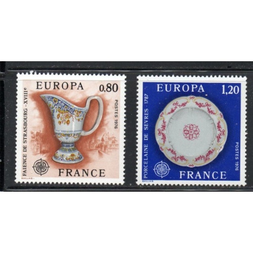 France  Sc  1478-79 1976  Europa stamp set mint NH