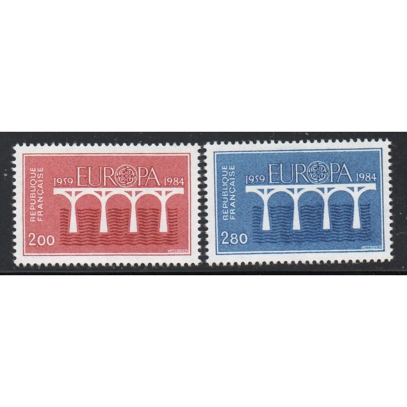 France  Sc  1925-1926 1984  Europa stamp set mint NH