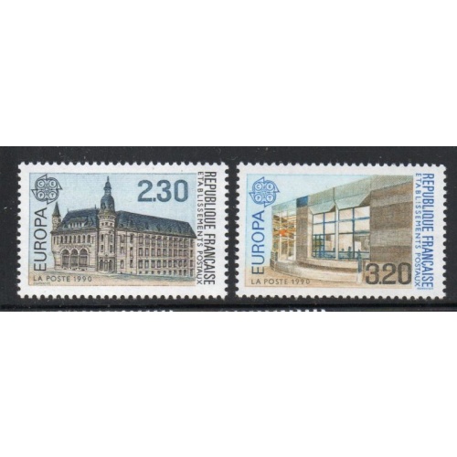 France  Sc  2218-19 1990  Europa stamp set mint NH