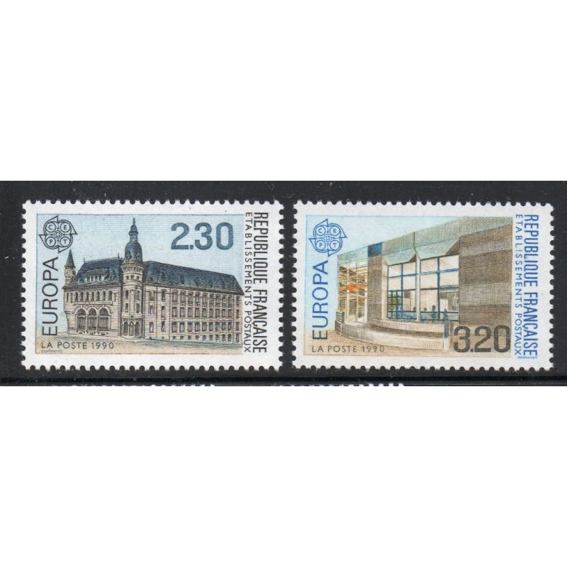 France  Sc  2218-19 1990  Europa stamp set mint NH