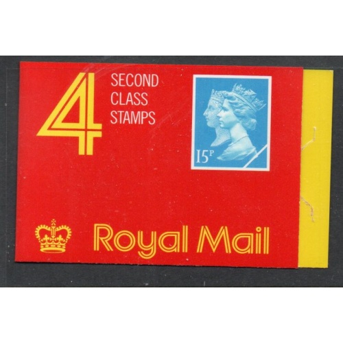 Great Britain Scott BK307 1990 MH191a in booklet mint NH