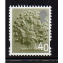 Great Britain  England Sc 10 2004 40p Oak Tree stamp mint NH