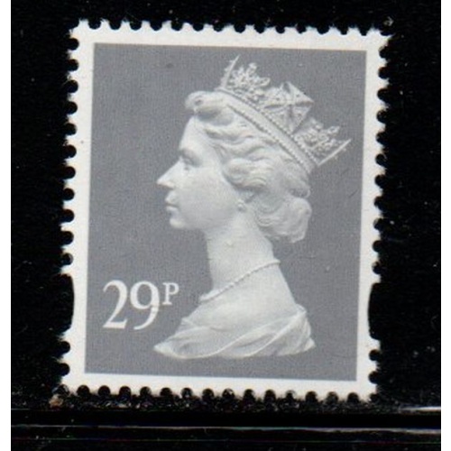 Great Britain Sc MH 218 1993 29p gray QE II Machin Head stamp mint NH