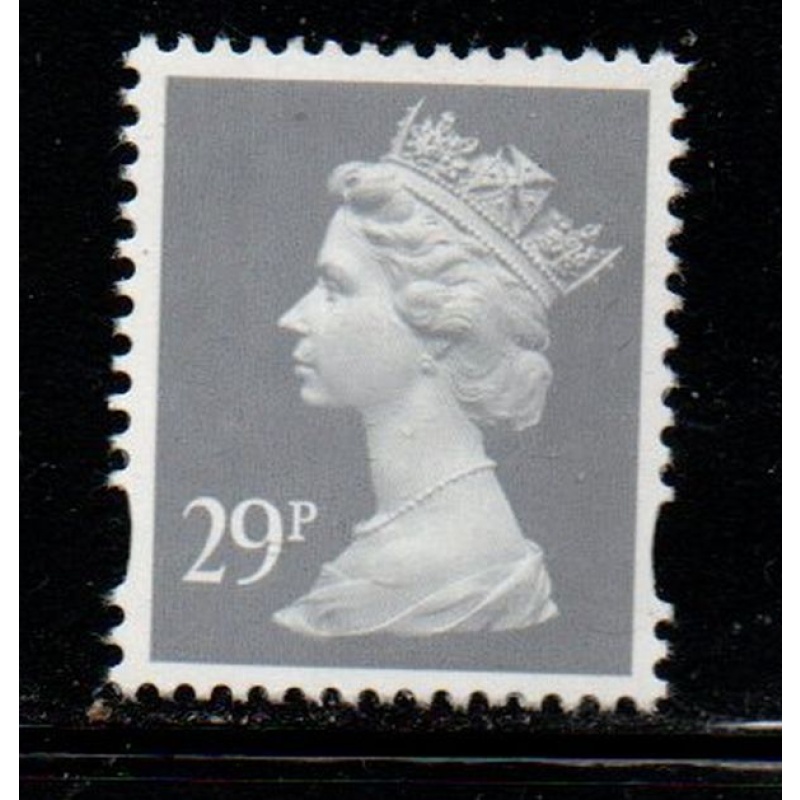 Great Britain Sc MH 218 1993 29p gray QE II Machin Head stamp mint NH