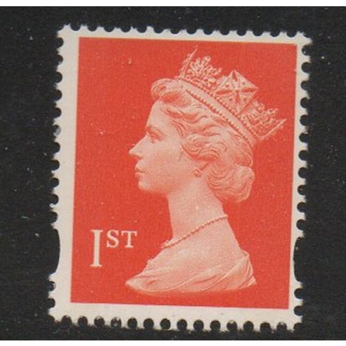 Great Britain Sc MH 241 19931st orange red QE II Machin Head stamp mint NH