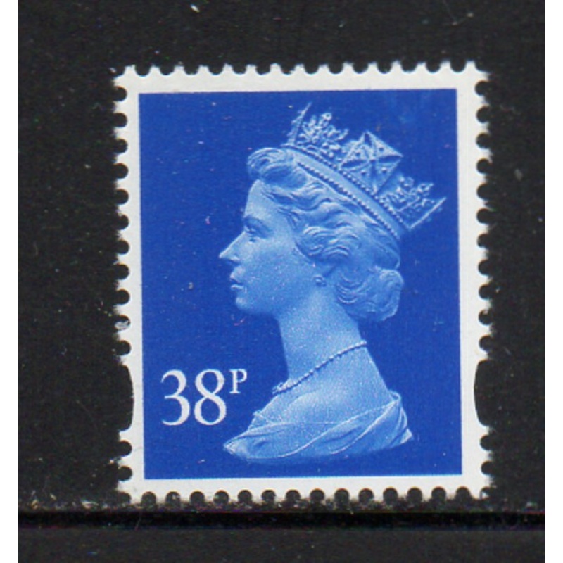 Great Britain Sc MH 264 1999 38p dark blue Machin Head stamp mint NH