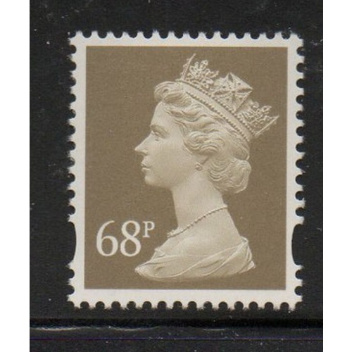 Great Britain Sc MH278  2002 68p drab QE II Machin Head stamp mint NH