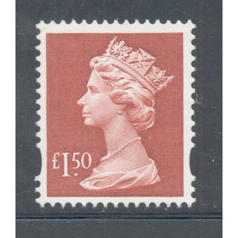 Great Britain Sc MH 280 1999 £1.5 red Machin Head stamp mint NH