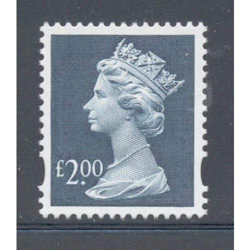 Great Britain Sc MH 281 1999 £2 slate blue Machin Head stamp mint NH