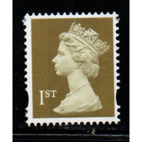 Great Britain Sc MH 287 1997 1st gold  Machin Head stamp mint NH