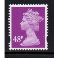 Great Britain Sc MH363 2007 48p bright rose lilac Machin Head stamp mint NH