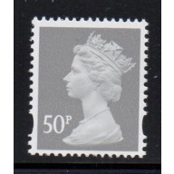 Great Britain Sc MH365 2007 50p gray Machin Head stamp mint NH