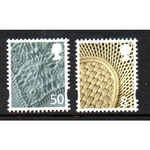 G.B Northern Ireland Sc 28-9 2008 Linen & China stamp set mint NH
