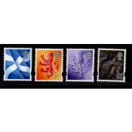 Great Britain Scotland Sc 20-23 2003  2nd, 1st, E& 68p stamp set mint NH