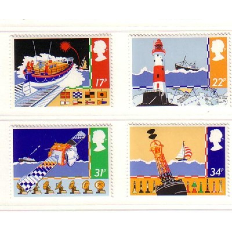 Great Britain Scott  1107-10 1985 Sea Safety stamp set mint NH
