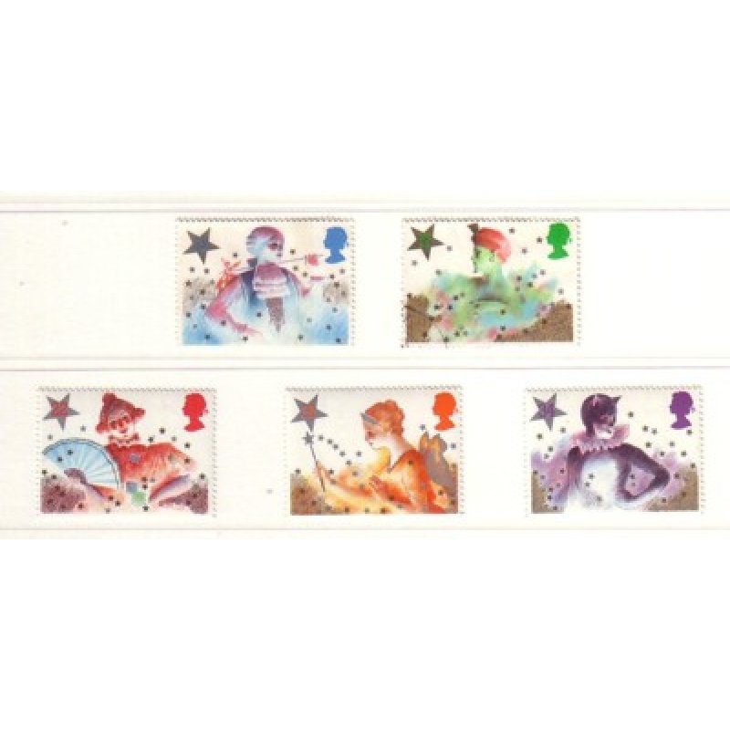 Great Britain Scott  1124-28 1985 Christmas stamp set mint NH