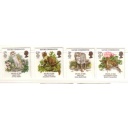 Great Britain Scott  1141-44 1986 Europa Nature Conservation stamp set mint NH