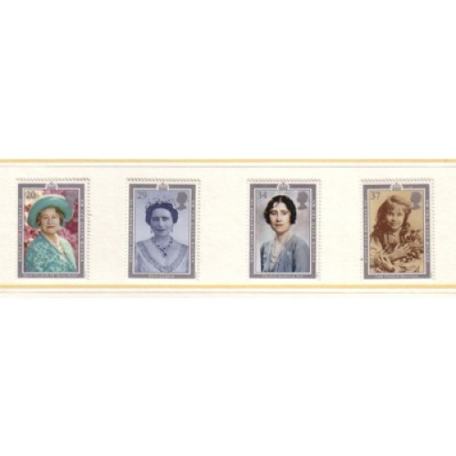 Great Britain Sc 1327-1330 1990 90th Birthday Queen Mother stamp set mint NH