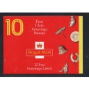 Great Britain Scott  1359a 1991 Good Luck Symbols stamp booklet mint NH