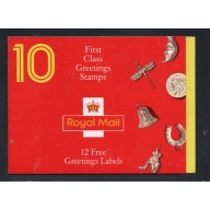 Great Britain Scott  1359a 1991 Good Luck Symbols stamp booklet mint NH