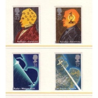 Great Britain Scott  1360-63 1991 Scientists & Their Inventions stamp  set mint NH