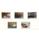 Great Britain Scott  1421-25 1992 Winter Animals stamp set mint NH
