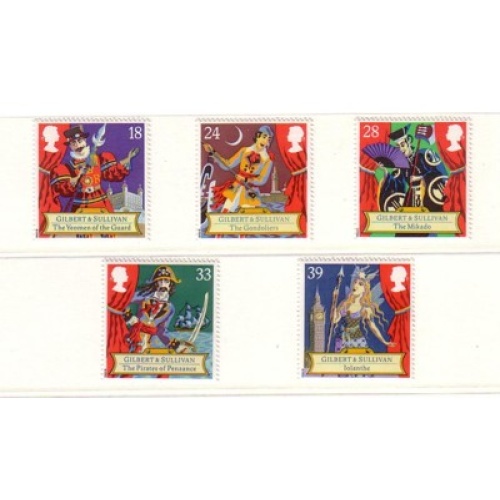 Great Britain Sc 1458-1462 1992 Civil War stamp set mint NH