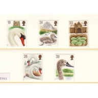 Great Britain Scott  1478-1477 1993 Swans stamp set mint NH