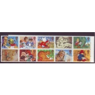 Great Britain Sc 1547a 1994 Greetings Children&#039;s Stories stamp booklet pane mint NH