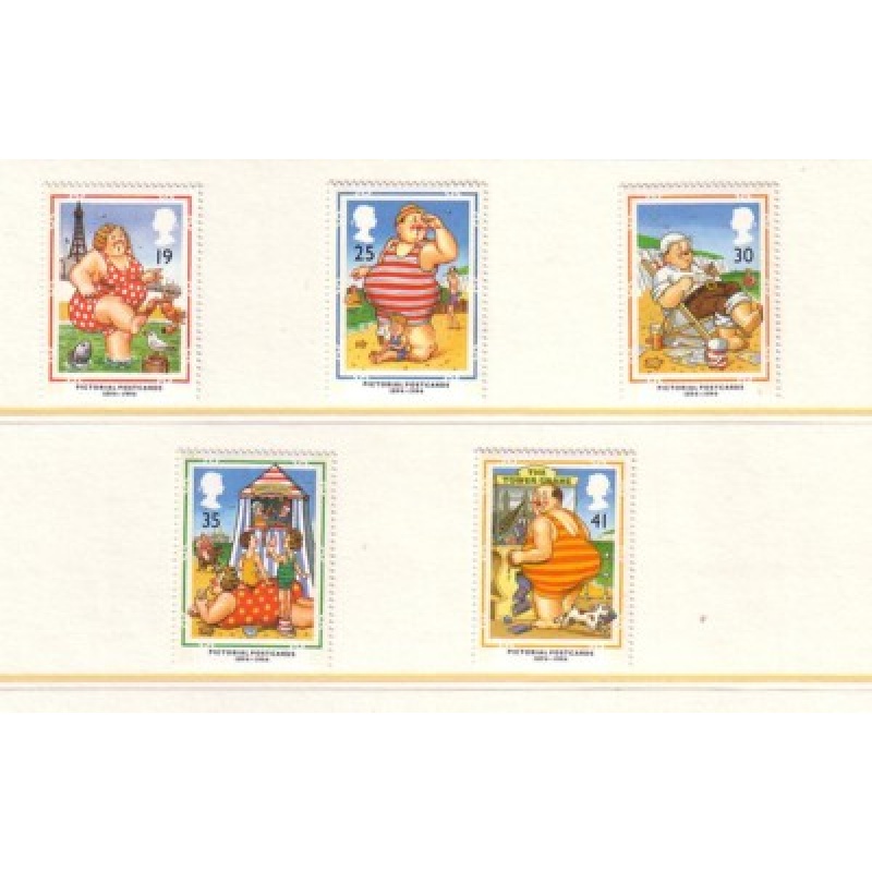 Great Britain Sc 1553-1557 1994 Seaside Characters stamp set mint NH