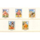 Great Britain Sc 1553-7 1994 Picture Post Cards stamps set mint NH