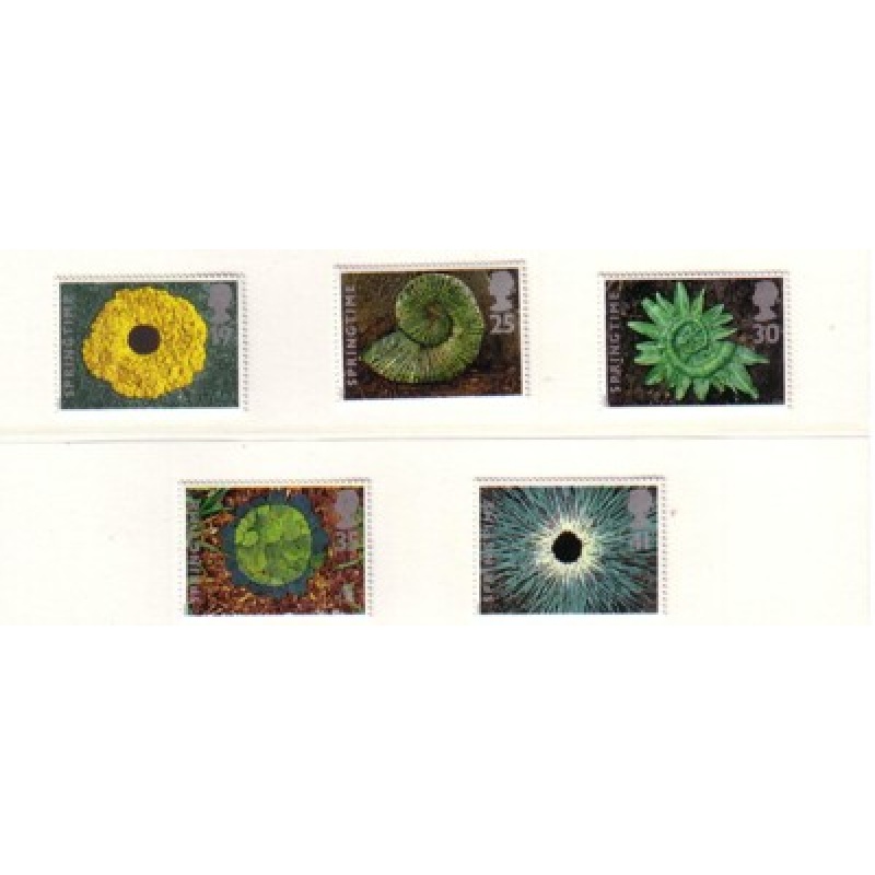 Great Britain Sc 1591-1595 1995 Springtime stamp set mint NH